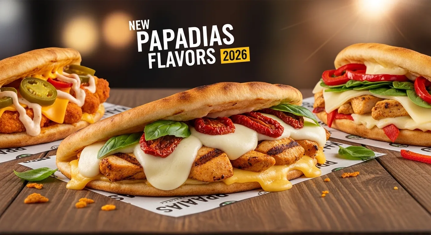 New Papadias flavors 2026 with cheesy stuffed sandwiches